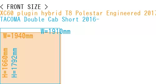 #XC60 plugin hybrid T8 Polestar Engineered 2017- + TACOMA Double Cab Short 2016-